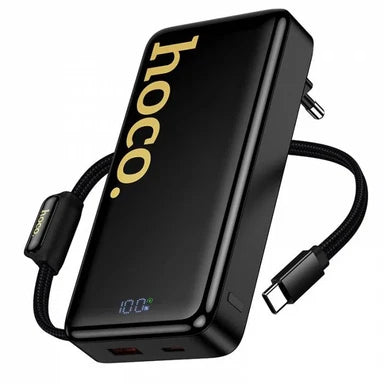 Hoco Power Bank 10000mAh With Charging Adapter 22.5W - Q45 Black