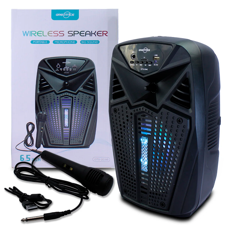 مكبر صوت لاسلكي محمول من Greatnice مقاس 6.5 بوصة GTS-2046