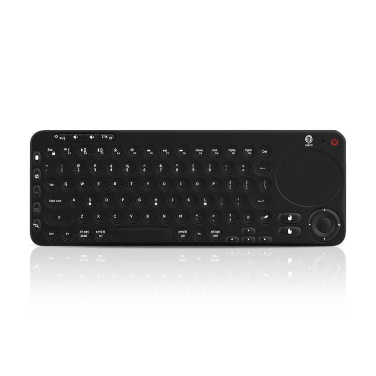 Green Lion Dual Mode Portable Wireless Green Keyboard With Touchpad - Black