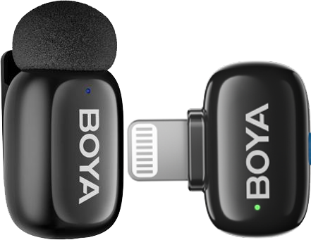 BOYA 2.4 GHz Ultra-Mini Wireless Microphone Lightning
