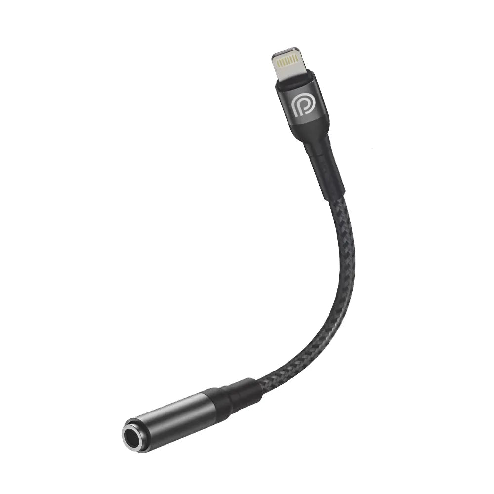 Phone Planet Braided Lightning To 3.5MM Audio Adapter Cable Aluminum Alloy Shell-Antioxidant