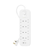 Belkin Connect Surge Porotector With USB-C And USB-APorts 8 Outlets With 1 USB-C & 1 USB-A Socket
