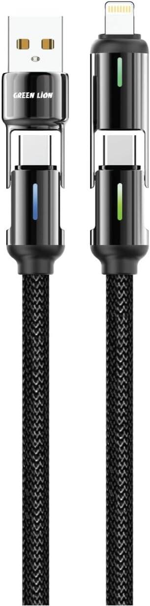 Green Lion 4 IN 1 Braided Cable 60W 1.2m