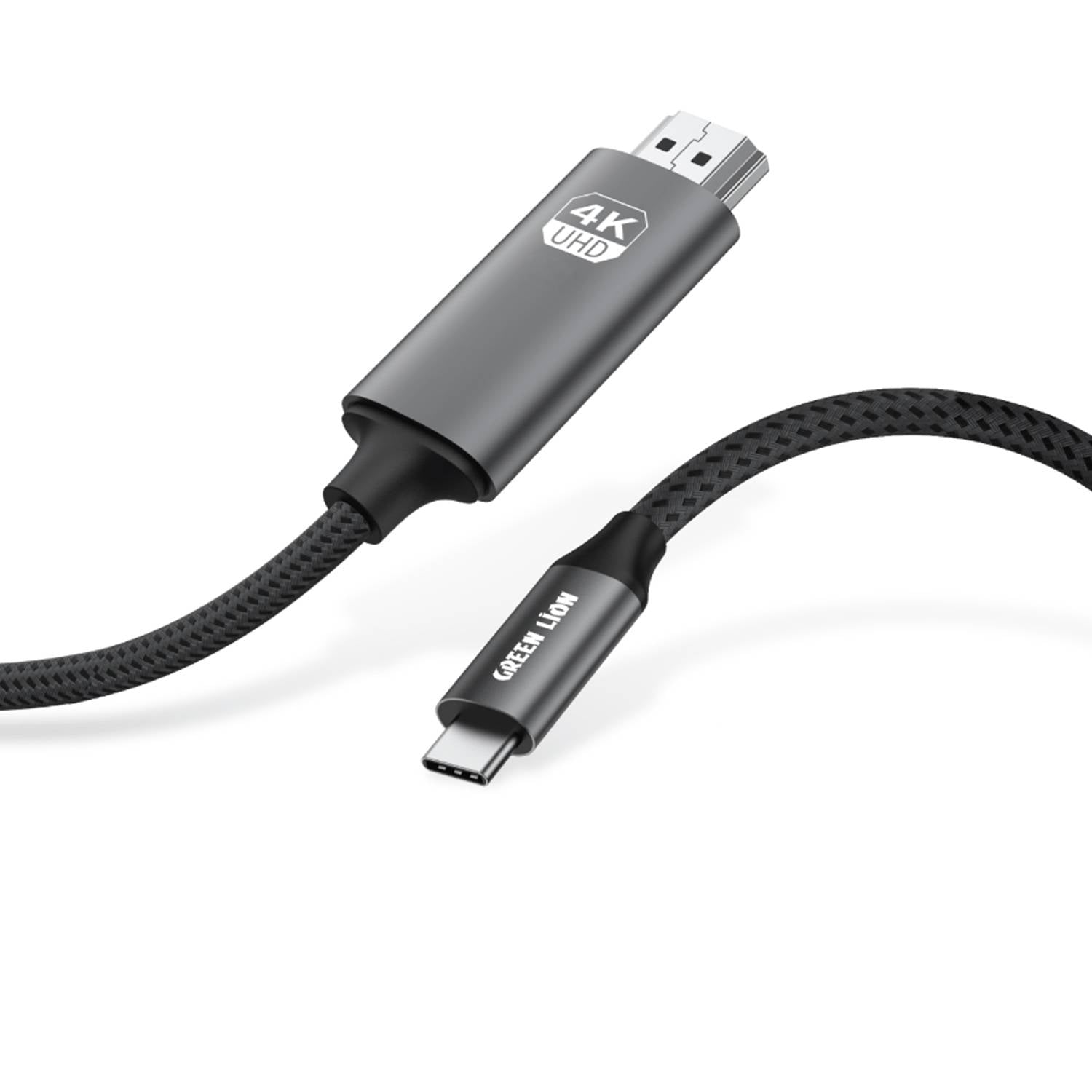 Green Lion 4K USB-C TO HDMI Cable 2 Metar Braided
