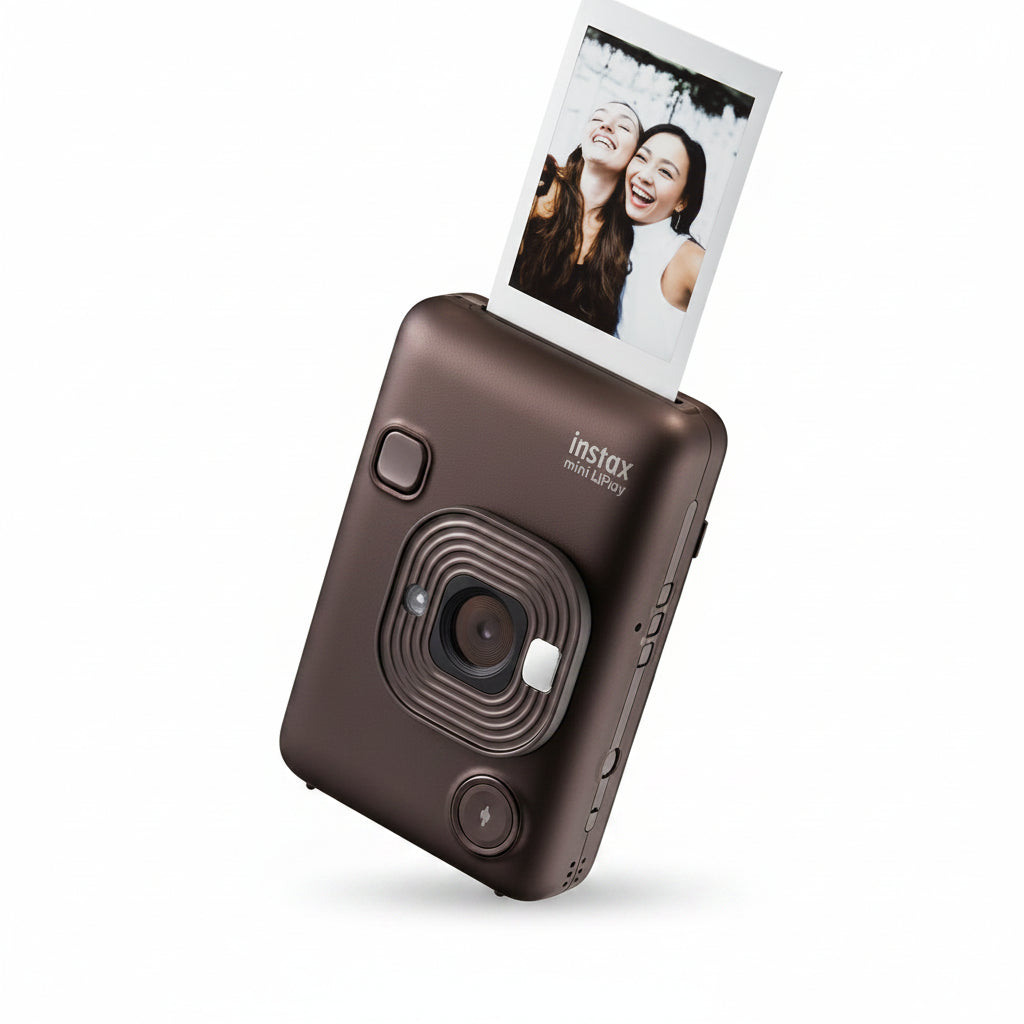 FujiFilm Instax Mini LiPlay Hybrid instant Camera Deep Bronze