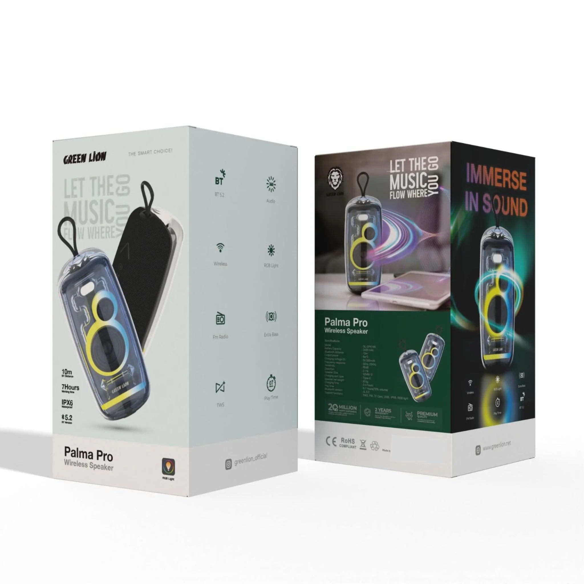 Green Lion Palma Pro Wireless Speaker RGB Light