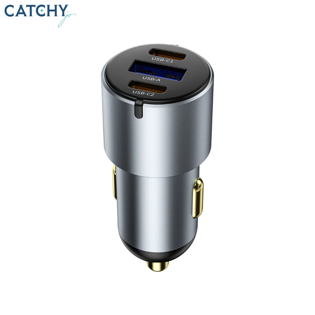 Wiwu Nano Pro USB-A+2C Fast Car Charger 60W - WI-CC032