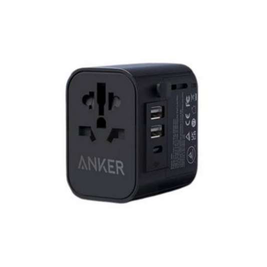 Anker 312 Outlet Extender 30W With 3 USB Ports â€“ Black