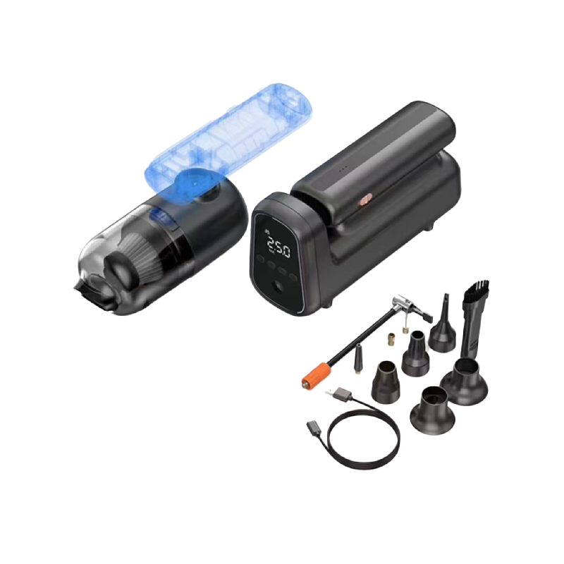 WiWU 50W 5 in 1 Multifunctional Inflatable Pump and Vacuum Cleaner 13000Pa