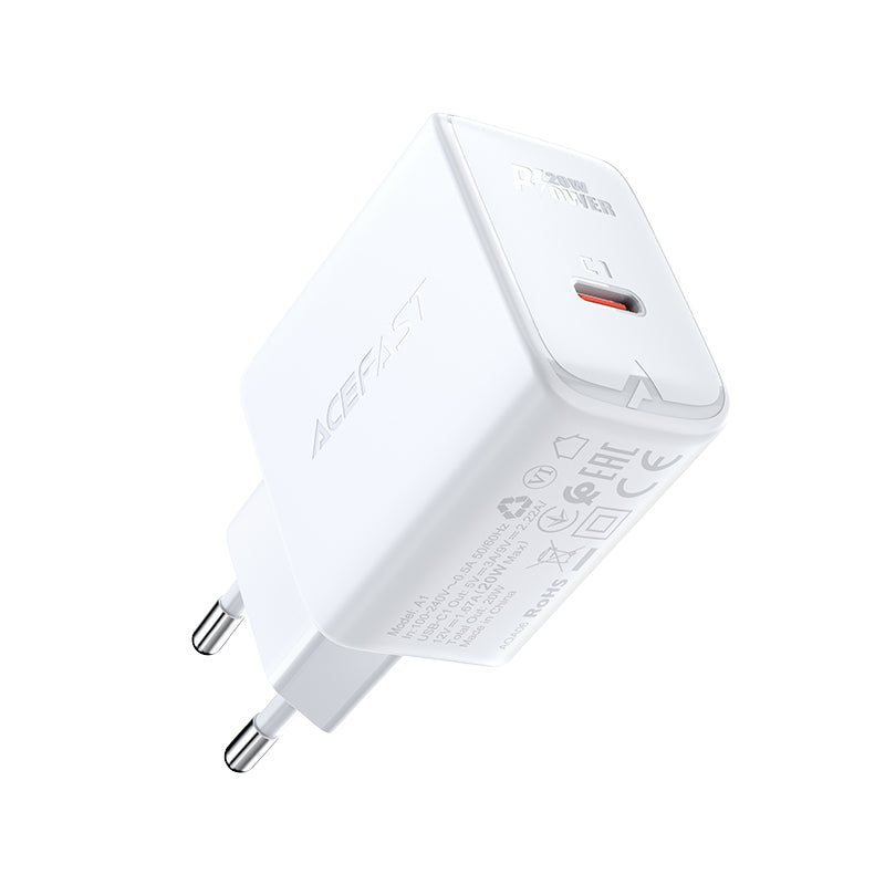 Acefast 20W Single USB-C Charger Fast Charging -A4 Black
