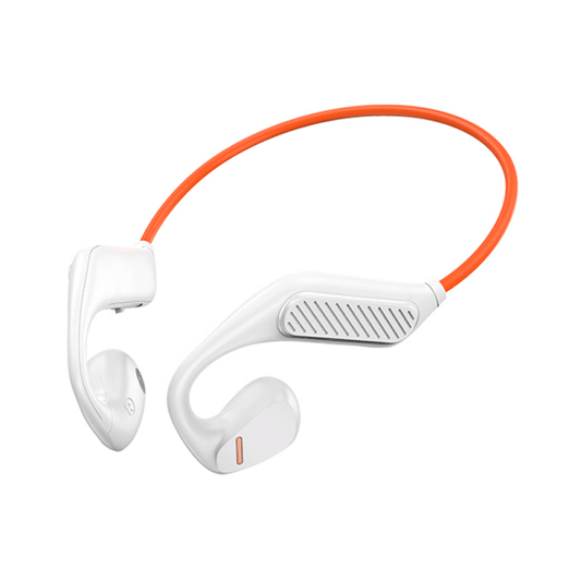 Wiwu Q1 Air Conduction Wireless Headset 6H - White AND Orange