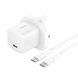 Belkin Boost Charge USB-C Wall Charger 25W USB-C TO USB-C Cable