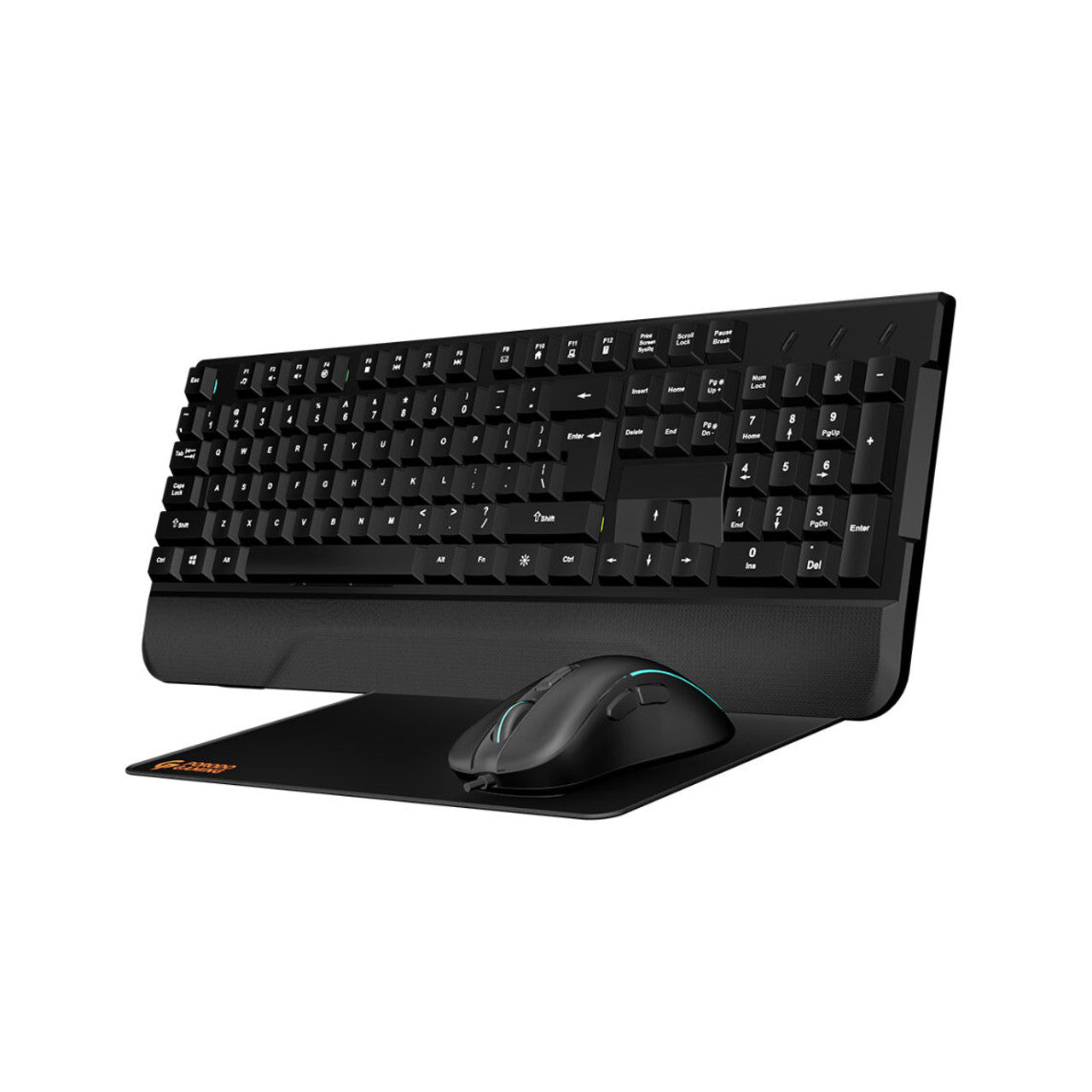 Porodo Gaming 4 IN 1 Starter Kit Keyboard With Rainbow Lightning PDX213