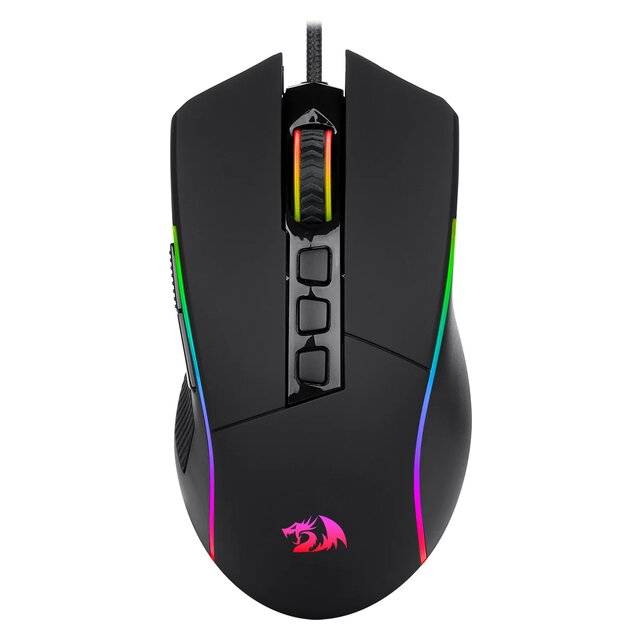 Redragon Plank Gaming Mouse RGB M812 RGB Black