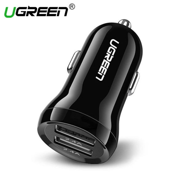 - Ugreen Mini Dual USB Car Charger 5V 4.8A