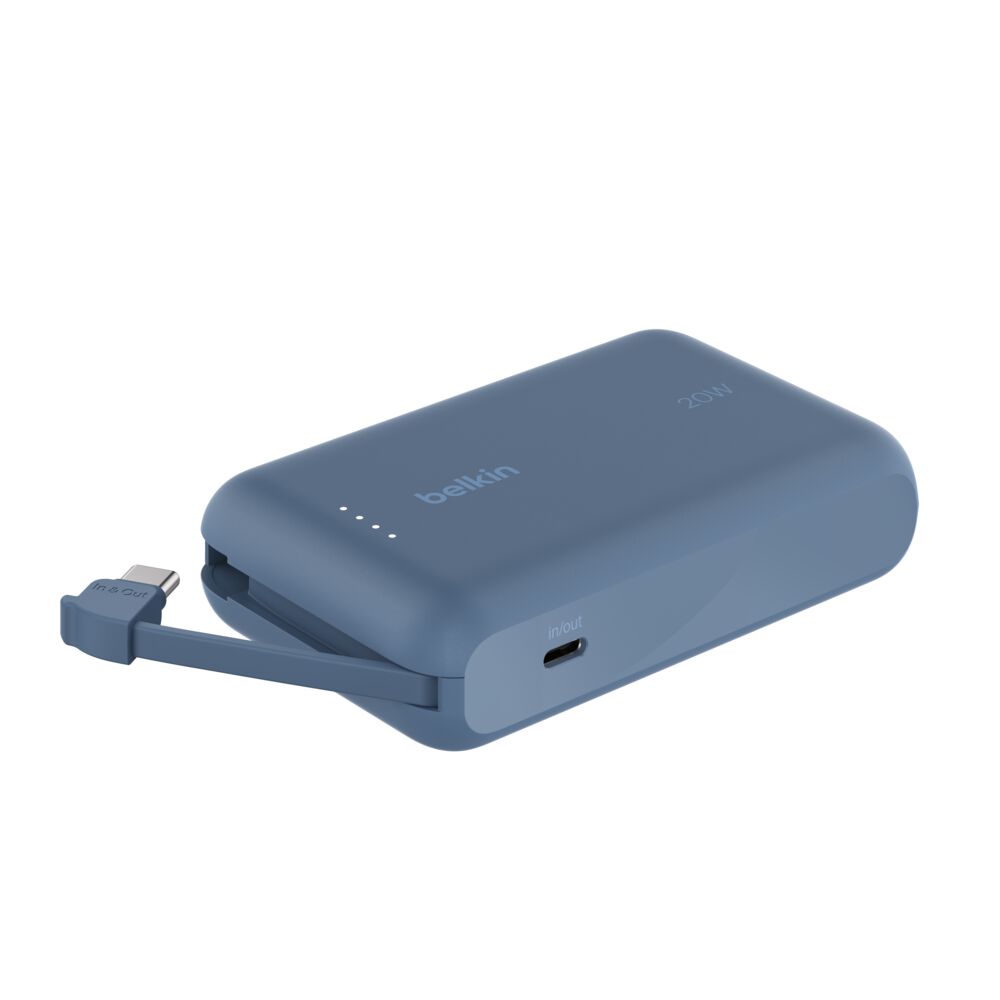 Belkin Boost Charge Olus Power Bank + Integrated Cable 10000mAh
