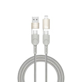 Wiwu Rptor USB-A+USB-C TO USB-C+IP Cable 100W