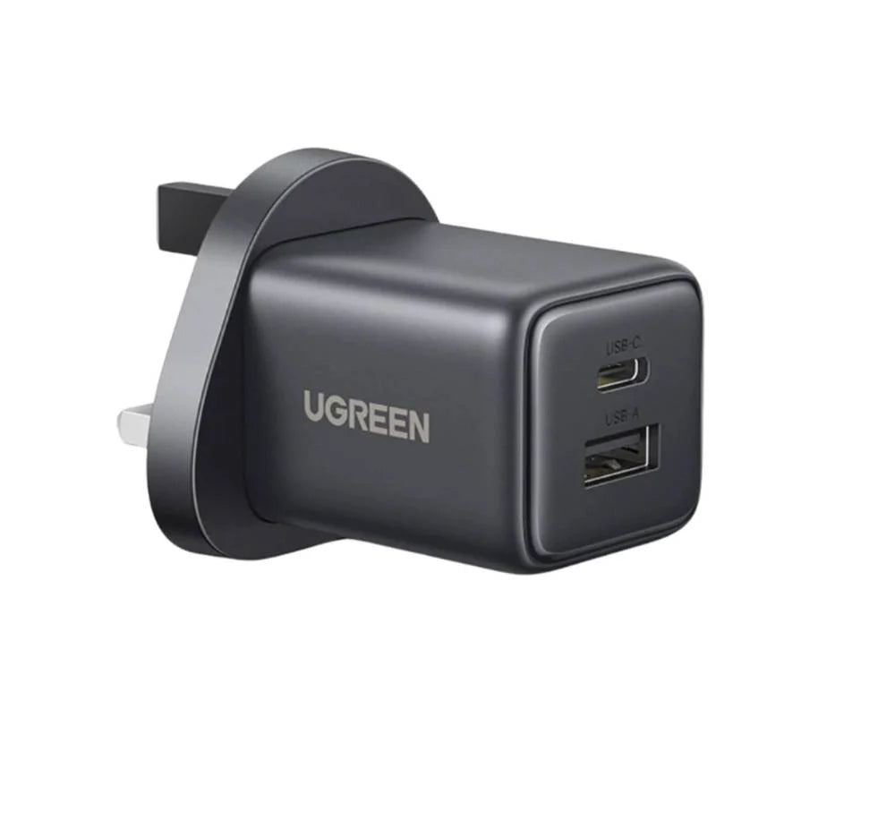 Ugreen 2-Prot Gan Fast Charger 30W - Space Gray