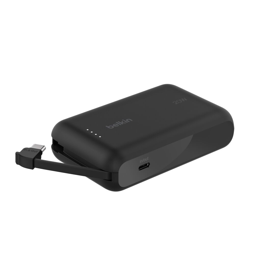 Belkin Boost Charge Power Bank 10K With Integrated Cable