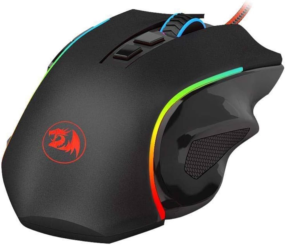 Redragon Griffin Wired Gaming Mouse 7.200DPI M607 - Black