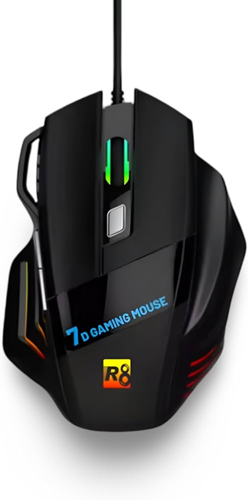 R8 Wired iLLuminared Gaming Mouse - 1634