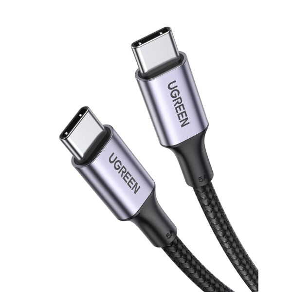 Ugreen USB-C TO USB-C PD Fast Chaeging Cable Braided 100W 1m - Black