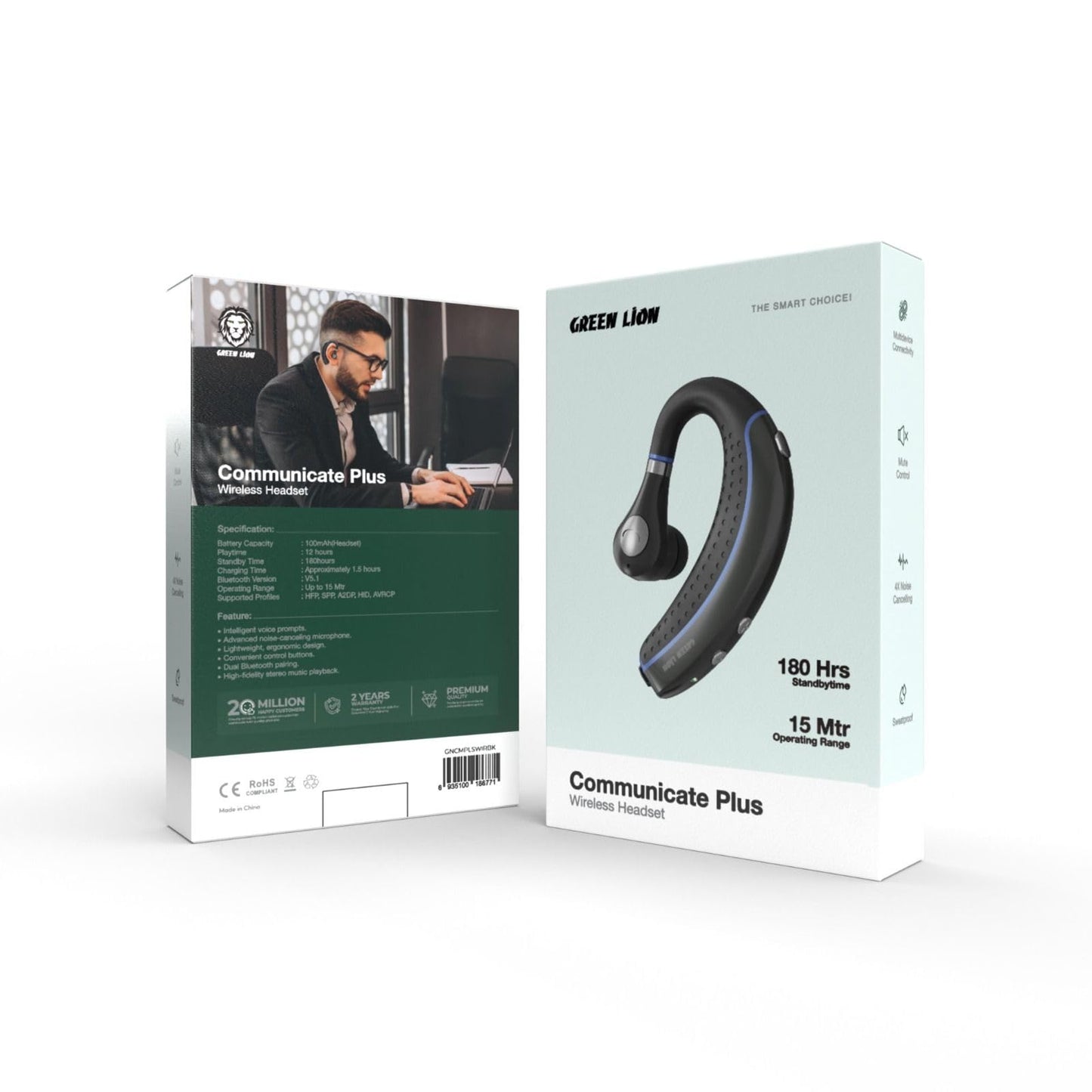 Green Lion Communicate Plus Wireless Headset