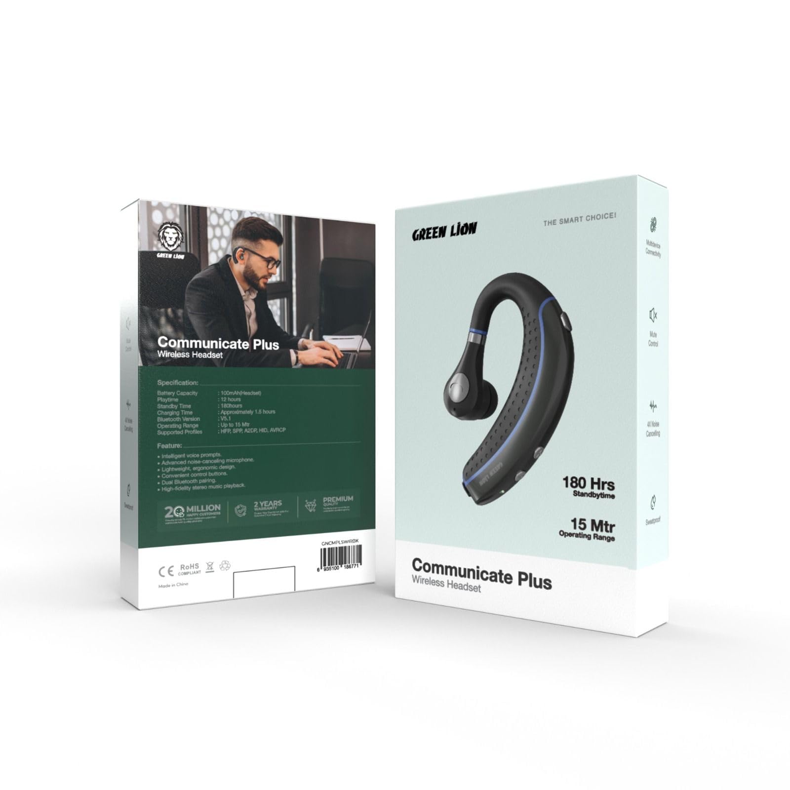 Green Lion Communicate Plus Wireless Headset