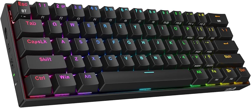 Redragon Draconic Pro Wired/2.4G/BT Mechanical Gaming Keyboard RGB - K530 Blue