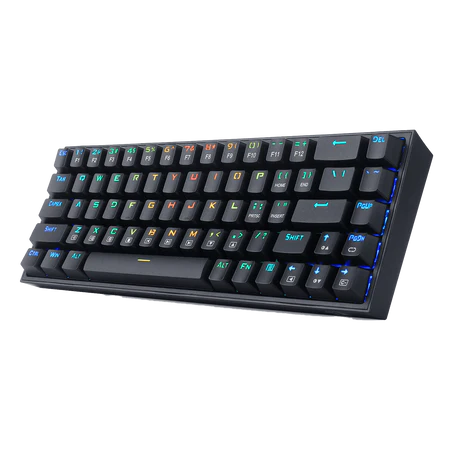 Redragon Castor Wired/2.4G/BT 68 Keys Gaming Keyboard - K631CTB