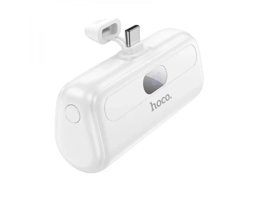 hoco Mini Pocket Power Bank For USB-C 5000mAh J116 - White