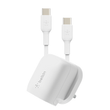 Belkin Boost Chare USB-C Wall Charger 20W +USB-C To USB-C Cable