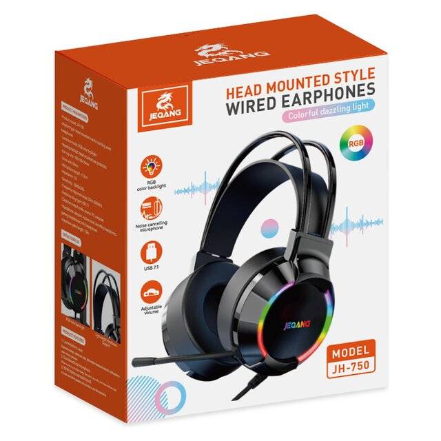 Jeqang Head Mounted Style Wird Earphone - JH-750