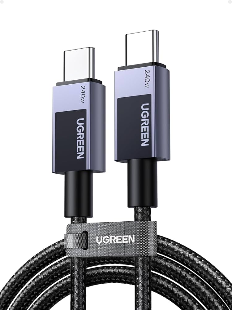Ugreen Usb-c to usb-c PD Fast Charging Cable 240W 1m - Space Gray