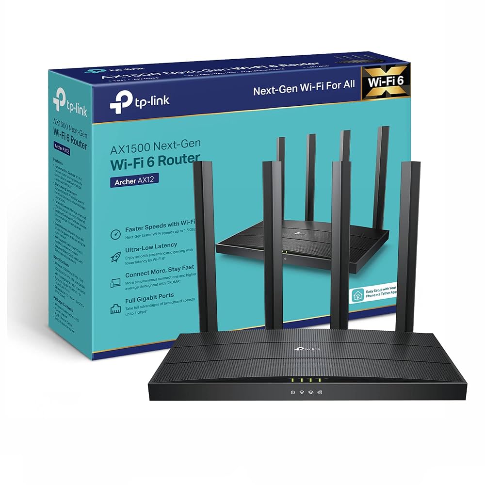 ROUTER TP-LINK AX 1500 NEXT GEN  AX12