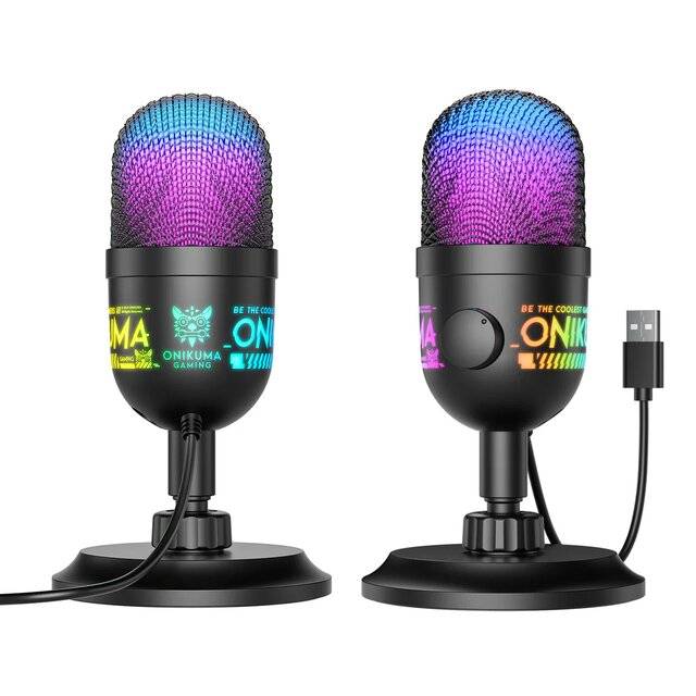 Onikuma Gaming USB Condenser Microphone - M930 Black