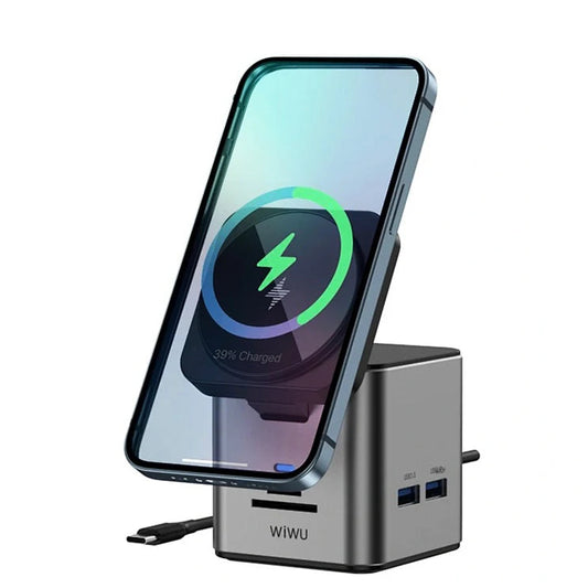 Wiwu Cube Hub 9 in 1 USB-C Docking 100W