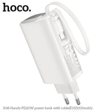 hoco Charger And Power Bank With Cable Type-c 20W 5000mAh J148