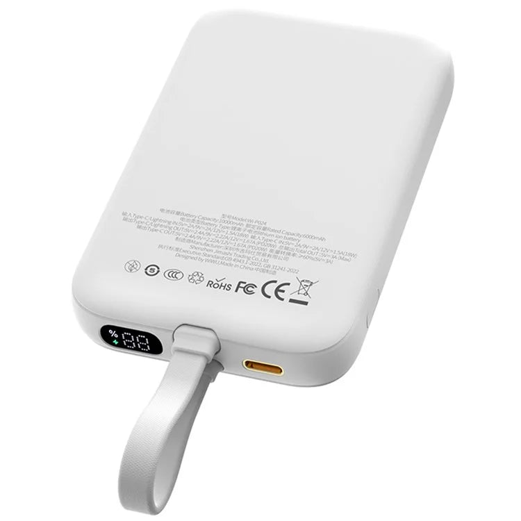 Wiwu Magnetic Power Bank 20W 10000mAh - WI-P024