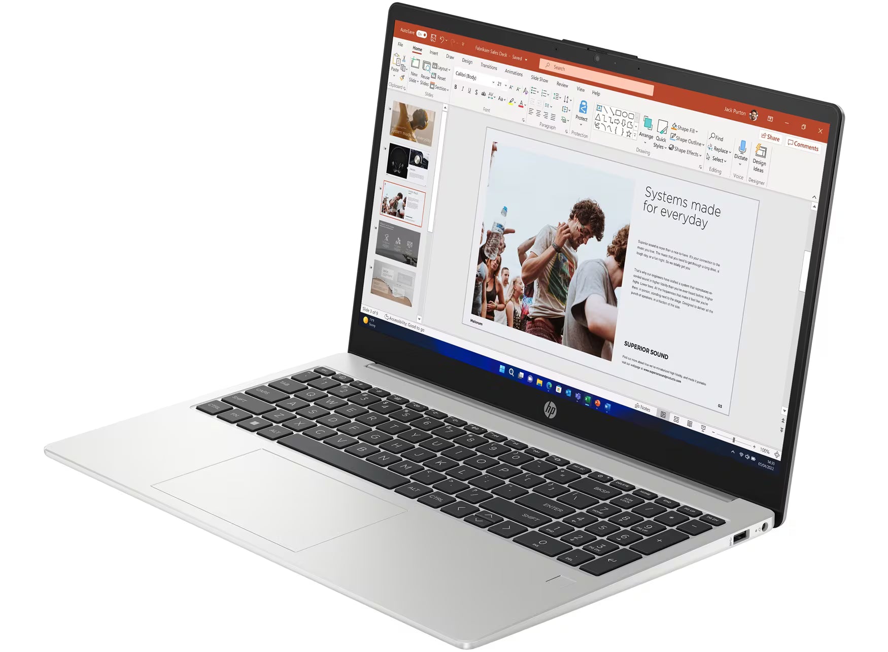 Laptop hp 250-G10-I3/TH-13/RAM-8GB/SSD-512GB Dos 15.6FHD