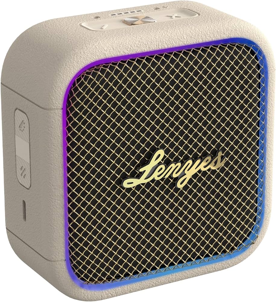 Lenyes Classics Supports Wireless OTG Dual Mode Speaker 15W S890 Beige