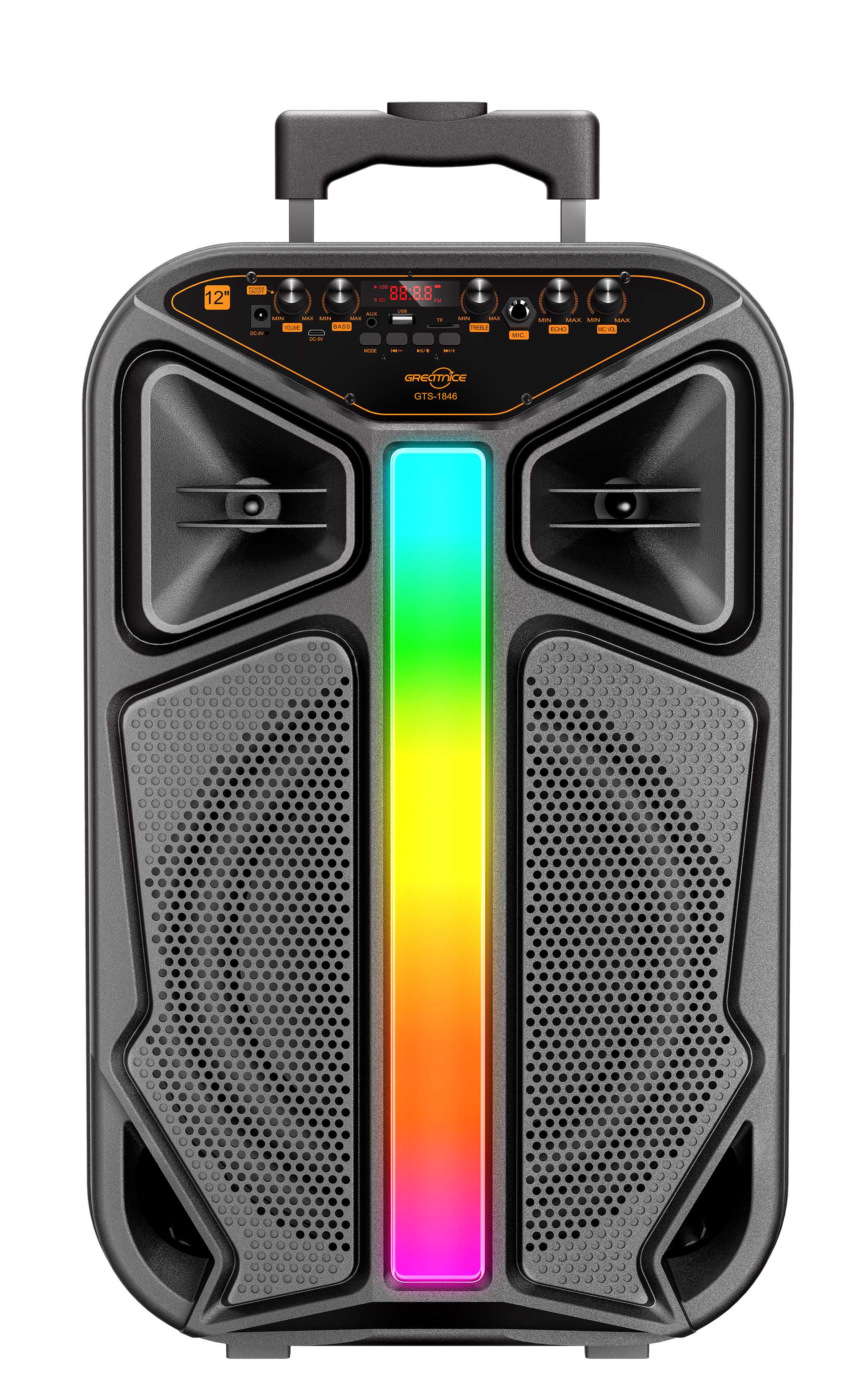 Greatnice Portable Wireless Speaker 12'' GTS-1846