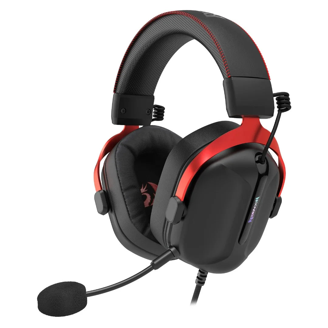 Redragon Cybill Gaming Headset With Aluminium Frame Detachable Mic (H312)