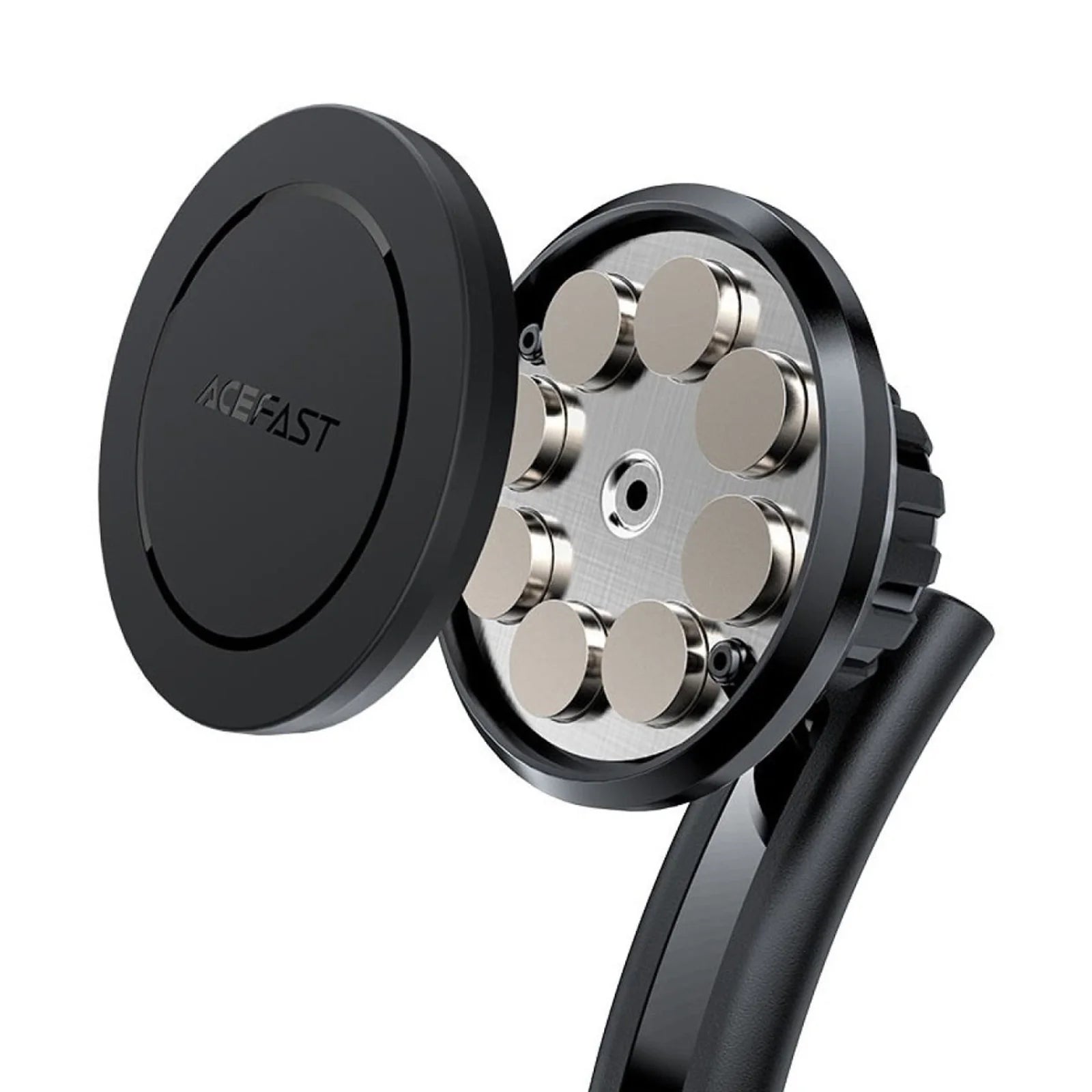 Acefast In-Car Phone Holder With Eight Powerful Magnets - D7 Black