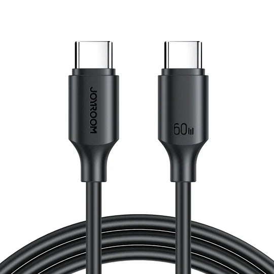Joyroom Fast Charging Data Cable Type-C To Type-C 60W PD 1M S-A9 Black