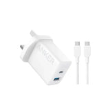 Anker 2-Prot High-Speed Charger With USB-C Cable 1.5m 20W