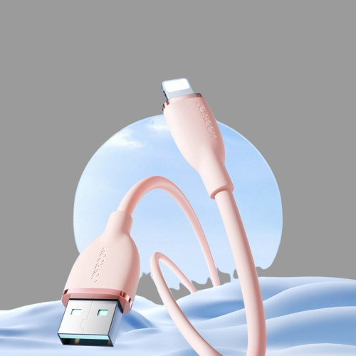 Joyroom Liquid Silicone Fast Charging Data Cable 2m A29 - Pink