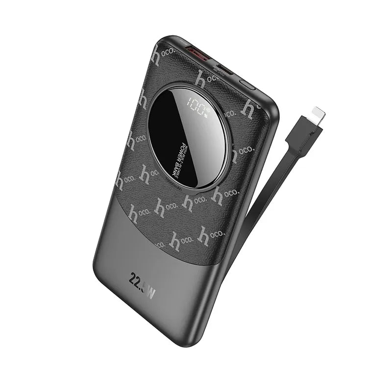 Hoco Comes With Cable Palm Size Power Bank 10000mAh Q29