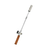 Green Lion Flame Torch Camping Gas Lighter Wooden Handle