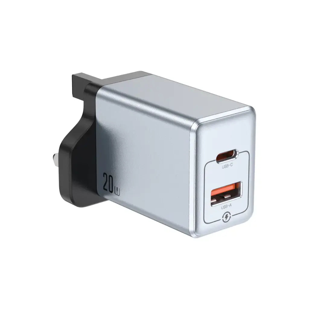 Green Lion Premium Dual Port Wall Charger 20W PD Max